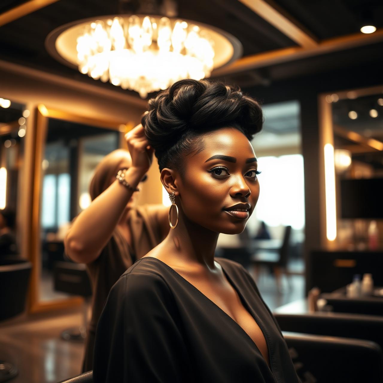 A moment at MOBEAUTYBAR SALON